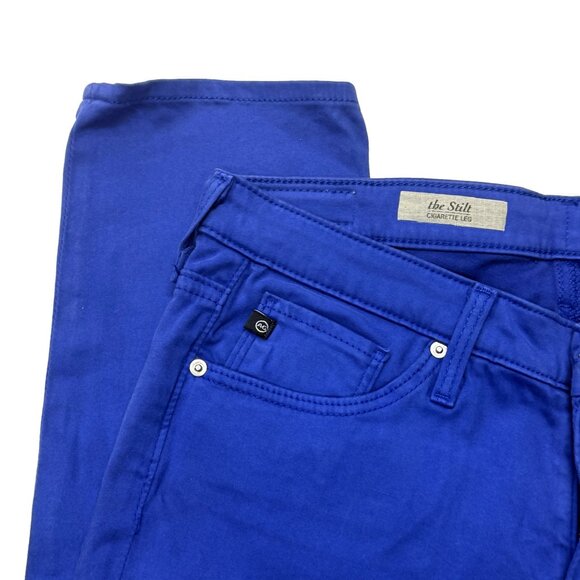 AG Adriano Goldschmeid The Stilt Cigarette Leg Jeans Womens 26 Blue NWT USA - Picture 4 of 13